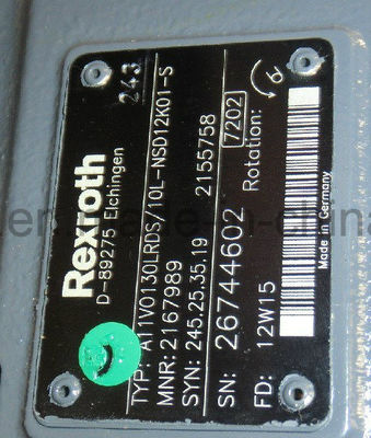 Гидравлический поршневый насос серии A11vlo130lrds для вращающегося бурения с маслом A4VG28-B