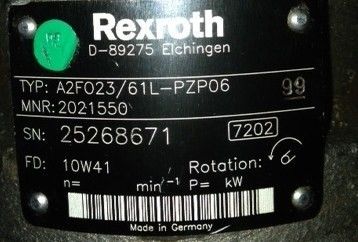 Коррозионностойкие A2fo23 Serise Гидравлические поршневые насосы запасные части для кранов-кранов